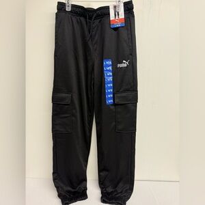 Puma Kids Black Joggers